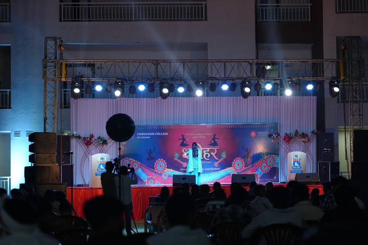 Cultural festival stage