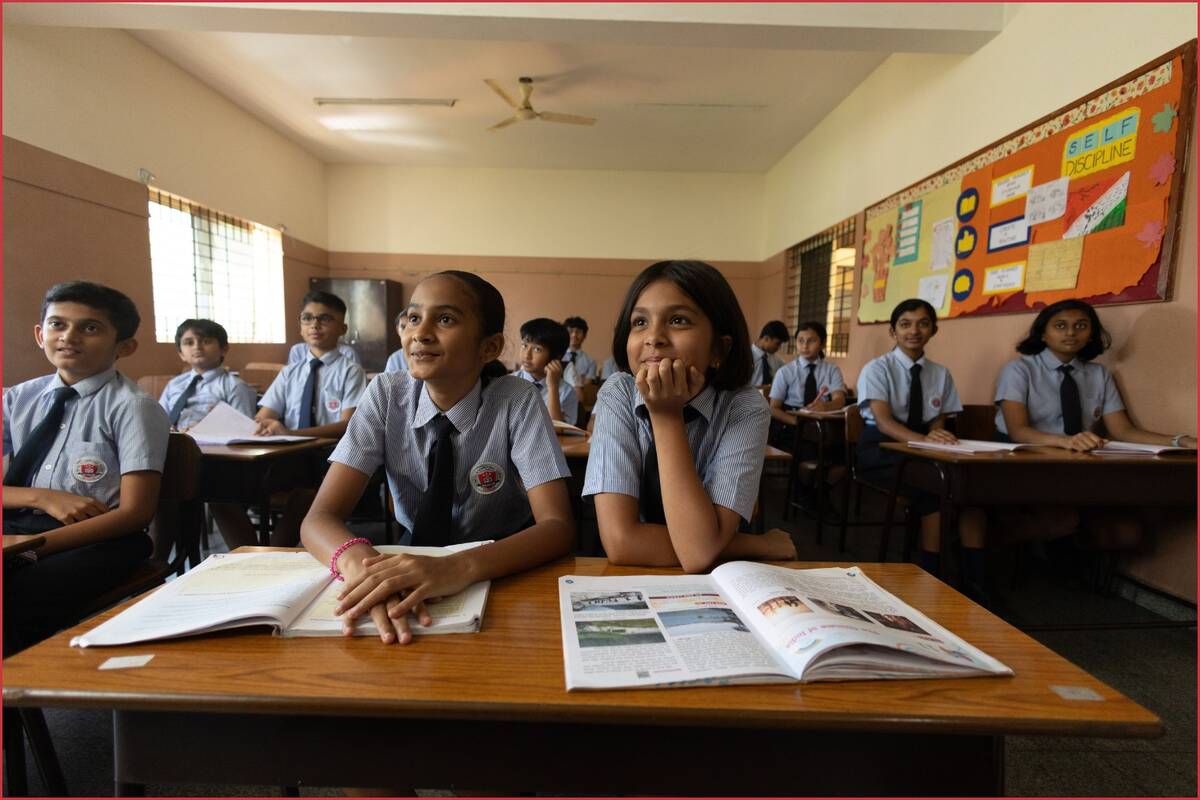 Students in classroom at United International School