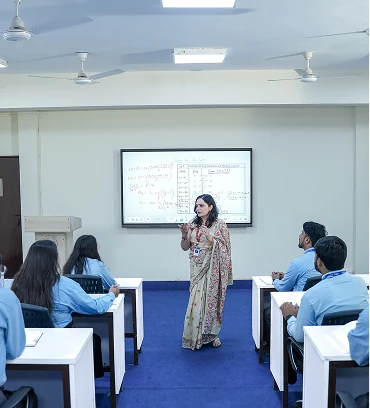 Students learning in classroom